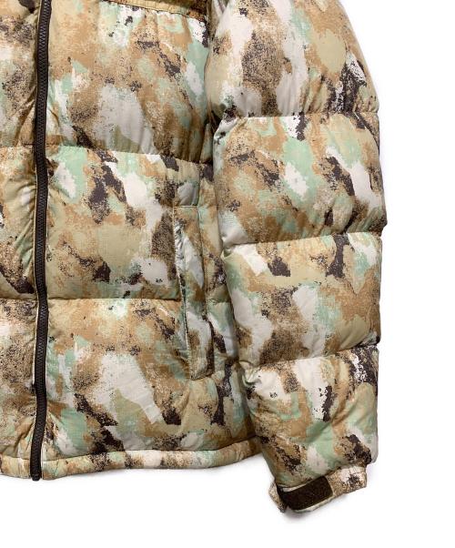 THENORTHFACE（ザ ノース フェイス）THENORTHFACE (ザ ノース フェイス) NV NUPTSE JACKET  ブラウン×グリーン サイズ:Lの古着・服飾アイテム