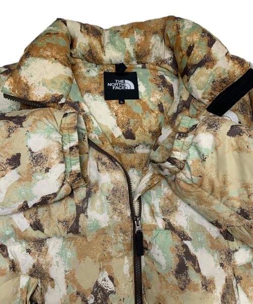 THENORTHFACE（ザ ノース フェイス）THENORTHFACE (ザ ノース フェイス) NV NUPTSE JACKET  ブラウン×グリーン サイズ:Lの古着・服飾アイテム