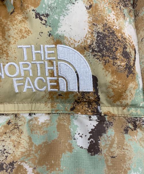 THENORTHFACE（ザ ノース フェイス）THENORTHFACE (ザ ノース フェイス) NV NUPTSE JACKET  ブラウン×グリーン サイズ:Lの古着・服飾アイテム