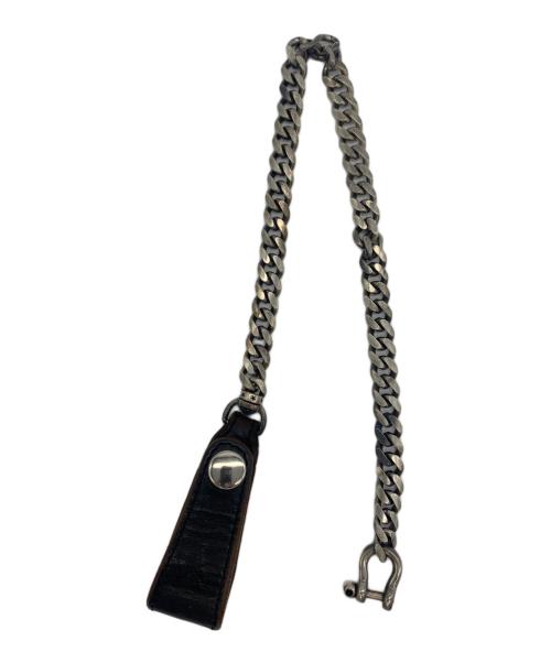 IN ception（インセプション）IN ception (インセプション) ウォレットチェーン ブラック×シルバーの古着・服飾アイテム