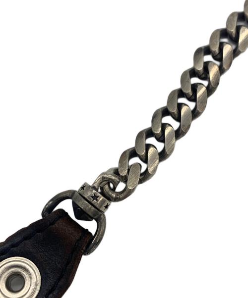 IN ception（インセプション）IN ception (インセプション) ウォレットチェーン ブラック×シルバーの古着・服飾アイテム