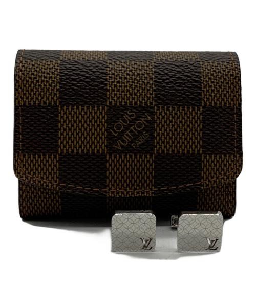 LOUIS VUITTON（ルイ ヴィトン）LOUIS VUITTON (ルイ ヴィトン) ブトンドゥマンシェット シャンゼリゼ ブラウン サイズ:記載なしの古着・服飾アイテム