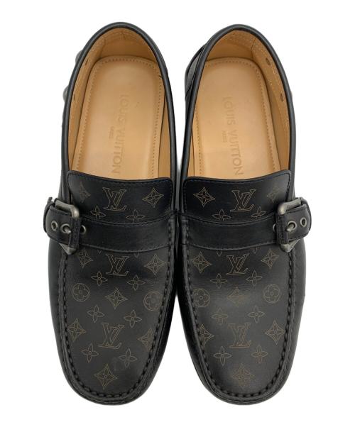 LOUIS VUITTON（ルイ ヴィトン）LOUIS VUITTON (ルイ ヴィトン) モノグラム ドライビングシューズ ブラック サイズ:7 1/2の古着・服飾アイテム