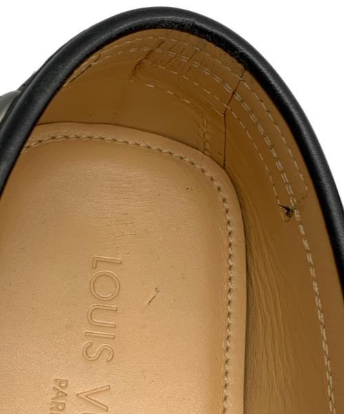 LOUIS VUITTON（ルイ ヴィトン）LOUIS VUITTON (ルイ ヴィトン) モノグラム ドライビングシューズ ブラック サイズ:7 1/2の古着・服飾アイテム