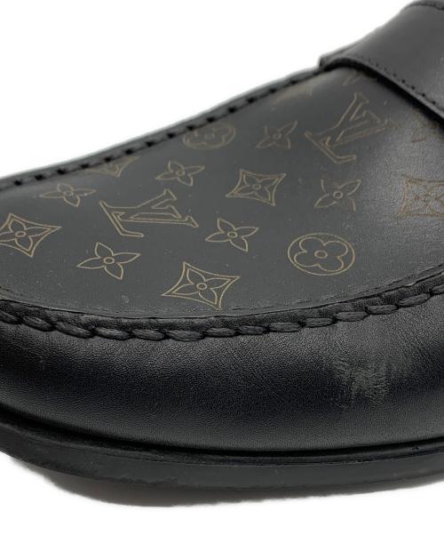 LOUIS VUITTON（ルイ ヴィトン）LOUIS VUITTON (ルイ ヴィトン) モノグラム ドライビングシューズ ブラック サイズ:7 1/2の古着・服飾アイテム