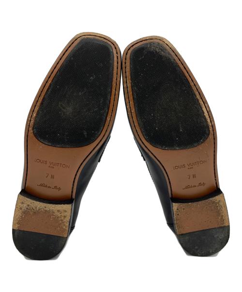 LOUIS VUITTON（ルイ ヴィトン）LOUIS VUITTON (ルイ ヴィトン) スターブロッサム モノグラム ローファー ブラック サイズ:7Mの古着・服飾アイテム