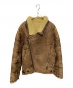 INTERMEZZOインターメッツォ）の古着「ムートンジャケット」｜ブラウン