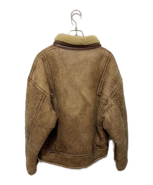 INTERMEZZO（インターメッツォ）INTERMEZZO (インターメッツォ) ムートンジャケット ブラウン サイズ:-の古着・服飾アイテム
