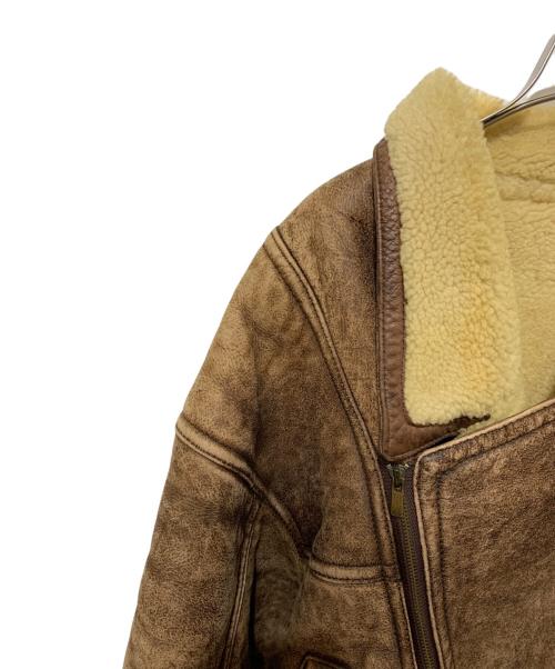 INTERMEZZO（インターメッツォ）INTERMEZZO (インターメッツォ) ムートンジャケット ブラウン サイズ:-の古着・服飾アイテム