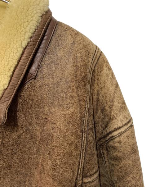 INTERMEZZO（インターメッツォ）INTERMEZZO (インターメッツォ) ムートンジャケット ブラウン サイズ:-の古着・服飾アイテム