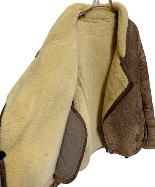 INTERMEZZO（インターメッツォ）INTERMEZZO (インターメッツォ) ムートンジャケット ブラウン サイズ:-の古着・服飾アイテム