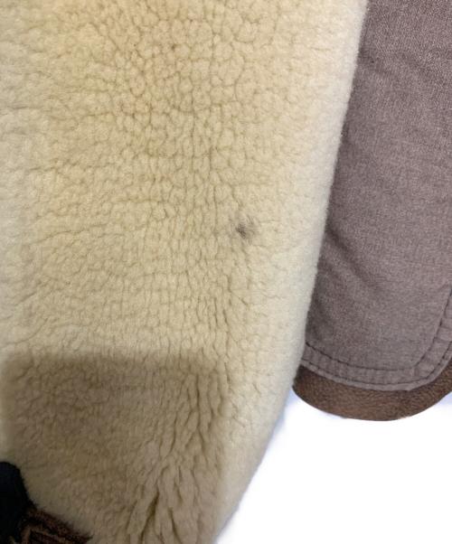 INTERMEZZO（インターメッツォ）INTERMEZZO (インターメッツォ) ムートンジャケット ブラウン サイズ:-の古着・服飾アイテム