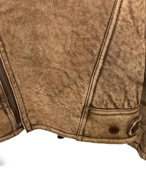 INTERMEZZO（インターメッツォ）INTERMEZZO (インターメッツォ) ムートンジャケット ブラウン サイズ:-の古着・服飾アイテム