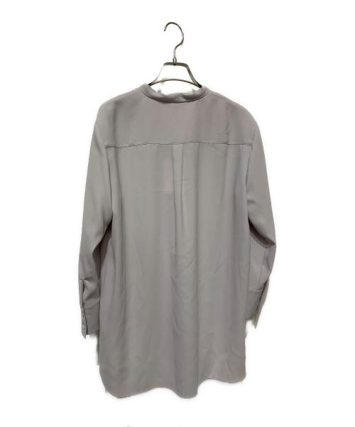 theory（セオリー）theory (セオリー) PRIME GGT TIE Blouse グレー サイズ:L 未使用品の古着・服飾アイテム