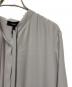 theory (セオリー) PRIME GGT TIE Blouse グレー サイズ:L 未使用品：10000円