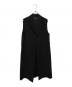 theory（セオリー）の古着「Synthetic Crepe Straight Vest」｜ブラック