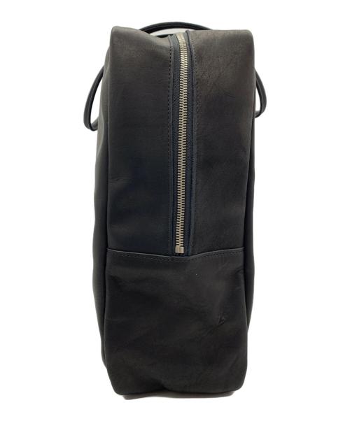 MORMYRUS（モルミルス）MORMYRUS (モルミルス) ボックス型トートバッグ ブラックの古着・服飾アイテム