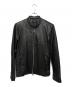BEAMS HEART（ビームスハート）の古着「リアルレザーライダースジャケット」｜ブラック