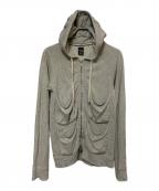 n(n) by NUMBER (N)INEエヌエヌバイナンバーナイン）の古着「マルチポケットジップパーカー」｜グレー