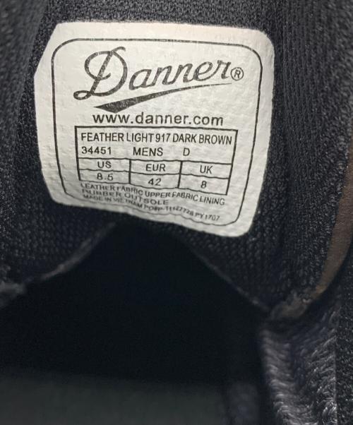 Danner（ダナー）Danner (ダナー) FEATHER LIGHT 917 ブラウン サイズ:UK8の古着・服飾アイテム