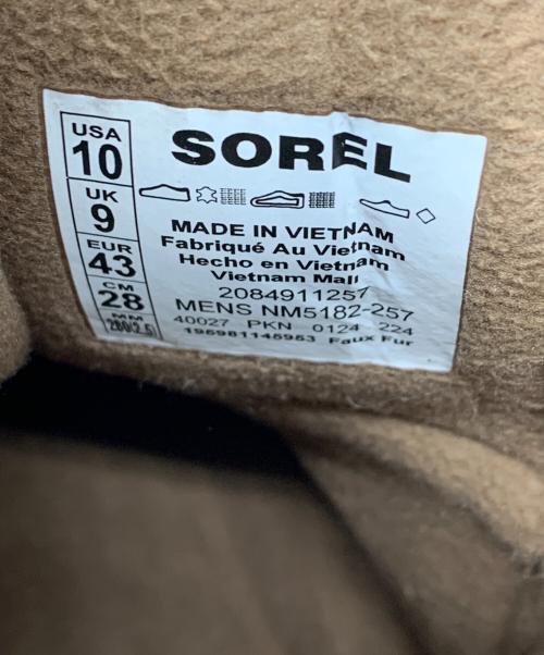 SOREL（ソレル）SOREL (ソレル) バクストンプルオン ウォータープルーフ ブラウン×ブラック サイズ:28の古着・服飾アイテム