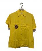 OLYMPIANオリンピアン）の古着「半袖シャツ」｜イエロー