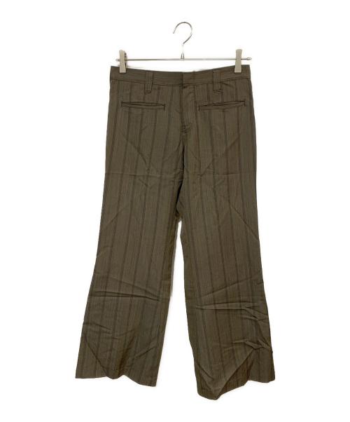 CDG JUNYA WATANABE（コムデギャルソン ジュンヤワタナベ）CDG JUNYA WATANABE (コムデギャルソン ジュンヤワタナベ) スラックス ブラウン サイズ:Mの古着・服飾アイテム