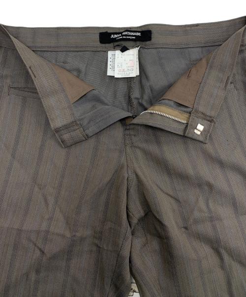 CDG JUNYA WATANABE（コムデギャルソン ジュンヤワタナベ）CDG JUNYA WATANABE (コムデギャルソン ジュンヤワタナベ) スラックス ブラウン サイズ:Mの古着・服飾アイテム