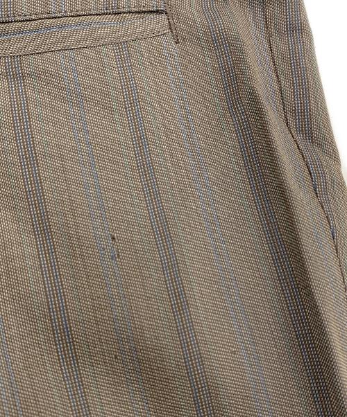 CDG JUNYA WATANABE（コムデギャルソン ジュンヤワタナベ）CDG JUNYA WATANABE (コムデギャルソン ジュンヤワタナベ) スラックス ブラウン サイズ:Mの古着・服飾アイテム