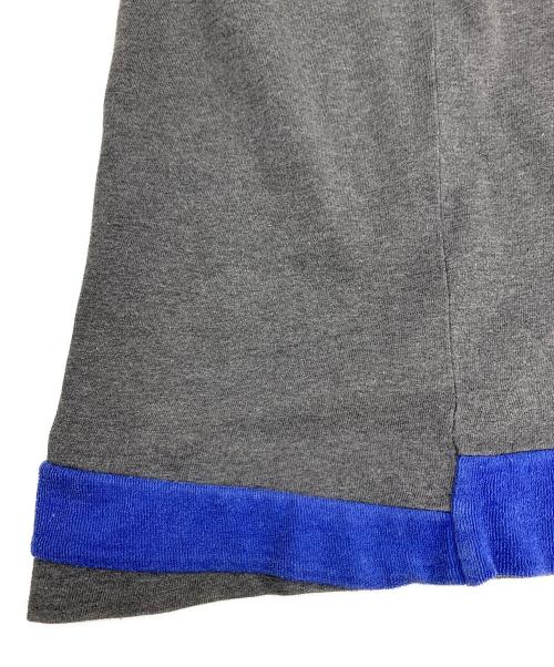 COMME des GARCONS HOMME（コムデギャルソン オム）COMME des GARCONS HOMME (コムデギャルソン オム) 田中オム 切替カットソー グレー×ブルー サイズ:不明の古着・服飾アイテム