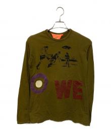 FAKE LONDON（フェイクロンドン）の古着「長袖Tシャツ」｜カーキ