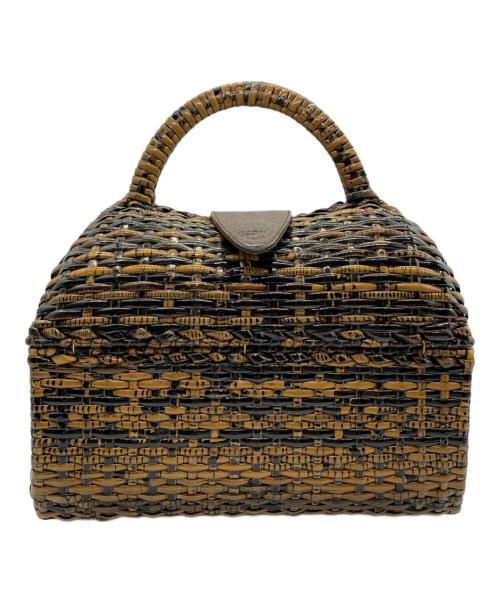 roberto ricci（ロベルトリッチ）roberto ricci (ロベルトリッチ) カゴバッグ ブラウンの古着・服飾アイテム