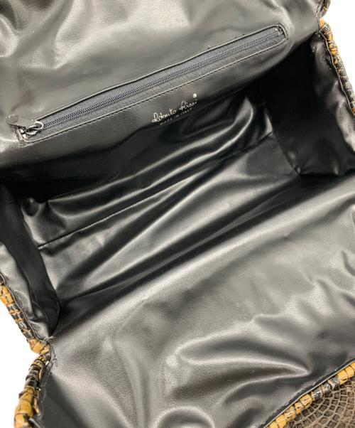 roberto ricci（ロベルトリッチ）roberto ricci (ロベルトリッチ) カゴバッグ ブラウンの古着・服飾アイテム