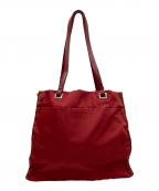 PRADAプラダ）の古着「トートバッグ」｜レッド