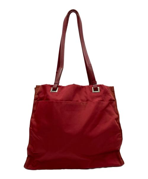 PRADA（プラダ）PRADA (プラダ) トートバッグ レッドの古着・服飾アイテム