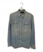 RRLダブルアールエル）の古着「長袖シャツ」｜ブルー