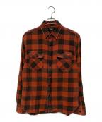 RRLダブルアールエル）の古着「長袖シャツ」｜レッド