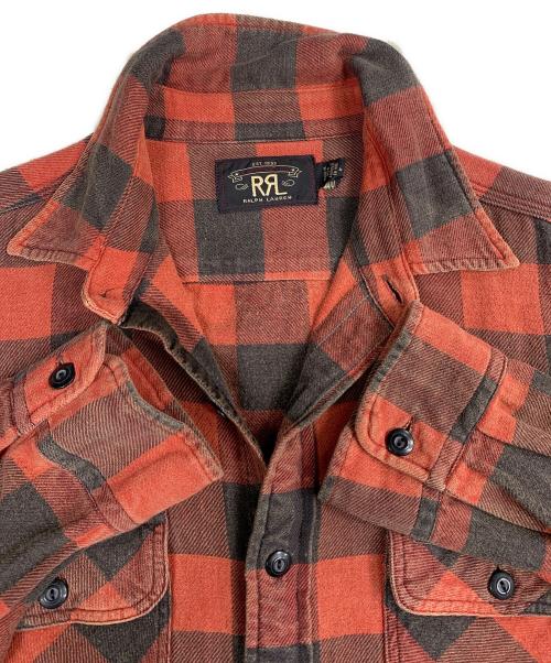 RRL（ダブルアールエル）RRL (ダブルアールエル) 長袖シャツ レッド サイズ:Mの古着・服飾アイテム