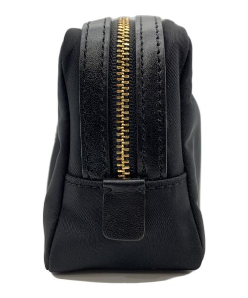 ANYA HINDMARCH（アニヤ・ハインドマーチ）ANYA HINDMARCH (アニヤ・ハインドマーチ) コスメポーチ ブラックの古着・服飾アイテム