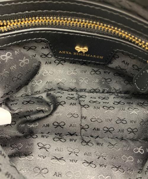ANYA HINDMARCH（アニヤ・ハインドマーチ）ANYA HINDMARCH (アニヤ・ハインドマーチ) コスメポーチ ブラックの古着・服飾アイテム