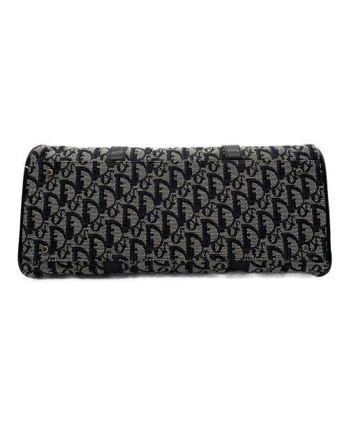 Christian Dior（クリスチャン ディオール）Christian Dior (クリスチャン ディオール) トロッター トートバッグ グレー×ブルーの古着・服飾アイテム