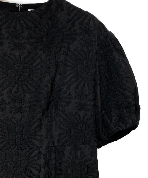 BALLSEY（ボールジィ）BALLSEY (ボールジィ) フラワージャカード マーメイドワンピース ブラック サイズ:36の古着・服飾アイテム