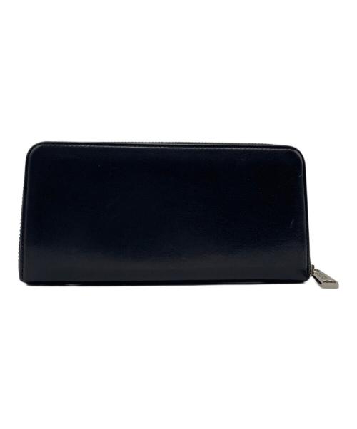 Hysteric Glamour（ヒステリックグラマー）Hysteric Glamour (ヒステリックグラマー)  ロゴ スタッズ ロング ウォレット ブラックの古着・服飾アイテム