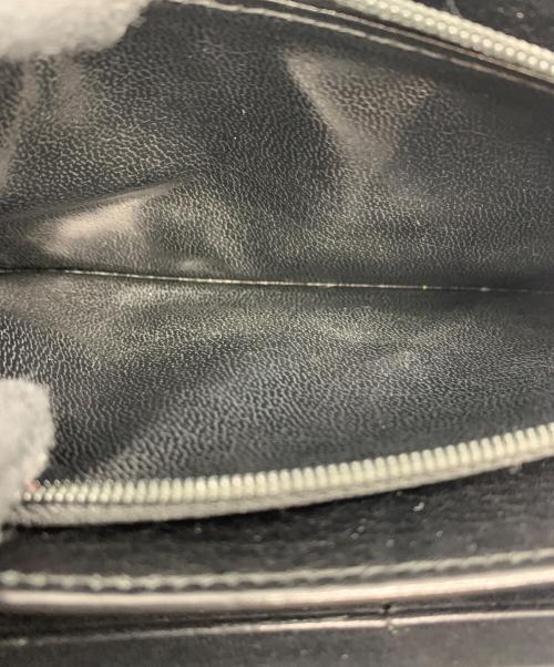 Hysteric Glamour（ヒステリックグラマー）Hysteric Glamour (ヒステリックグラマー)  ロゴ スタッズ ロング ウォレット ブラックの古着・服飾アイテム