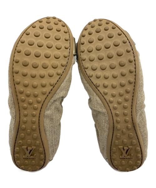 LOUIS VUITTON（ルイ ヴィトン）LOUIS VUITTON (ルイ ヴィトン) パドロックバレエシューズ ベージュ サイズ:35の古着・服飾アイテム