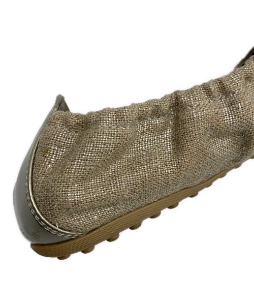 LOUIS VUITTON（ルイ ヴィトン）LOUIS VUITTON (ルイ ヴィトン) パドロックバレエシューズ ベージュ サイズ:35の古着・服飾アイテム