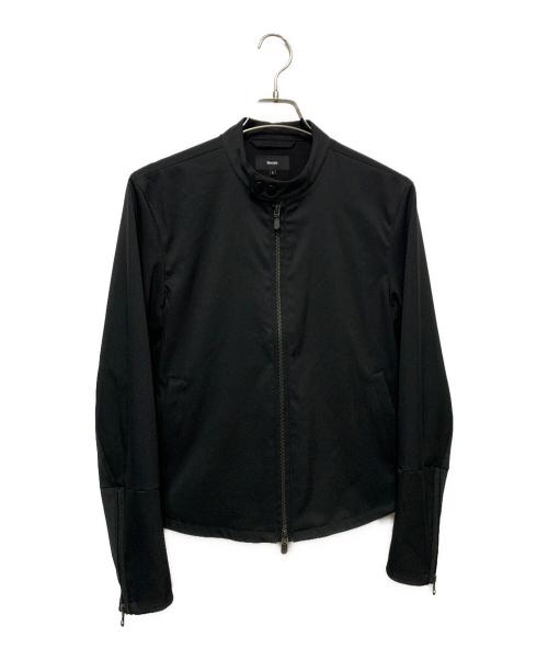 macqlo（マックロ）macqlo (マックロ) ウォッシャブルライダースジャケット ブラック サイズ:Sの古着・服飾アイテム