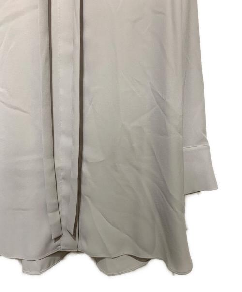 theory（セオリー）theory (セオリー) PRIME GGT TIE Blouse グレー サイズ:L 未使用品の古着・服飾アイテム