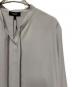 theory (セオリー) PRIME GGT TIE Blouse グレー サイズ:L 未使用品：10000円