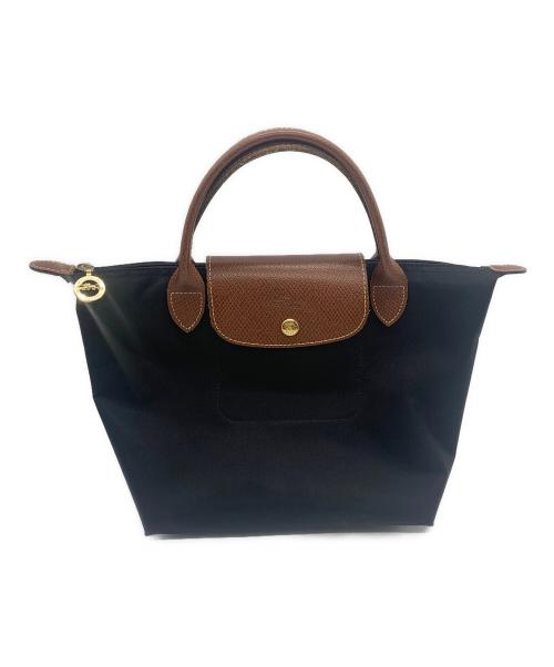 LONGCHAMP（ロンシャン）LONGCHAMP (ロンシャン) ハンドバッグ ブラックの古着・服飾アイテム